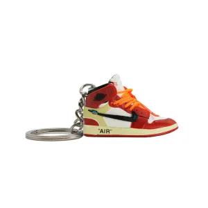 AJ1 Chicago Off White High Mini Sneaker Keychain