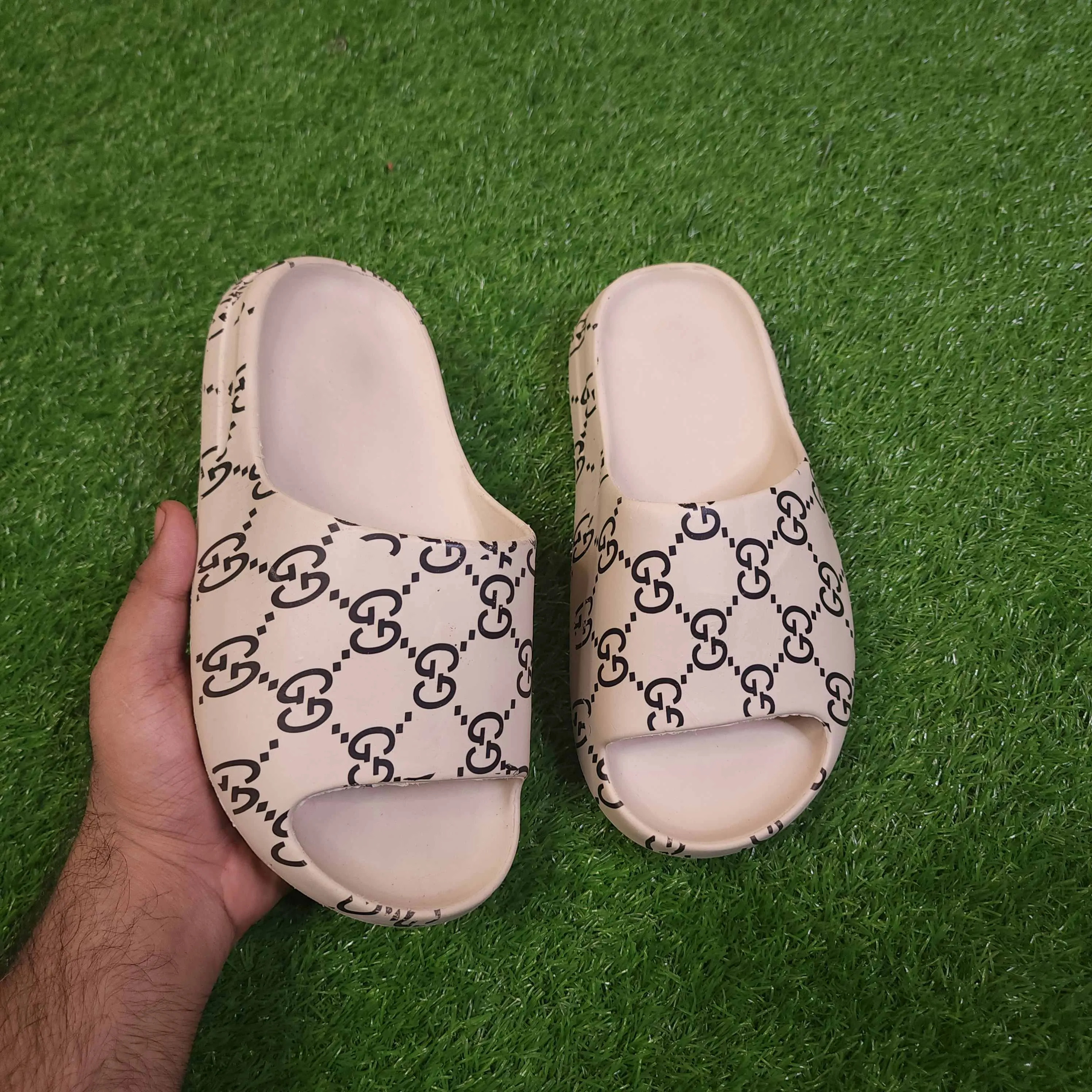 Beige Comfy Slippers