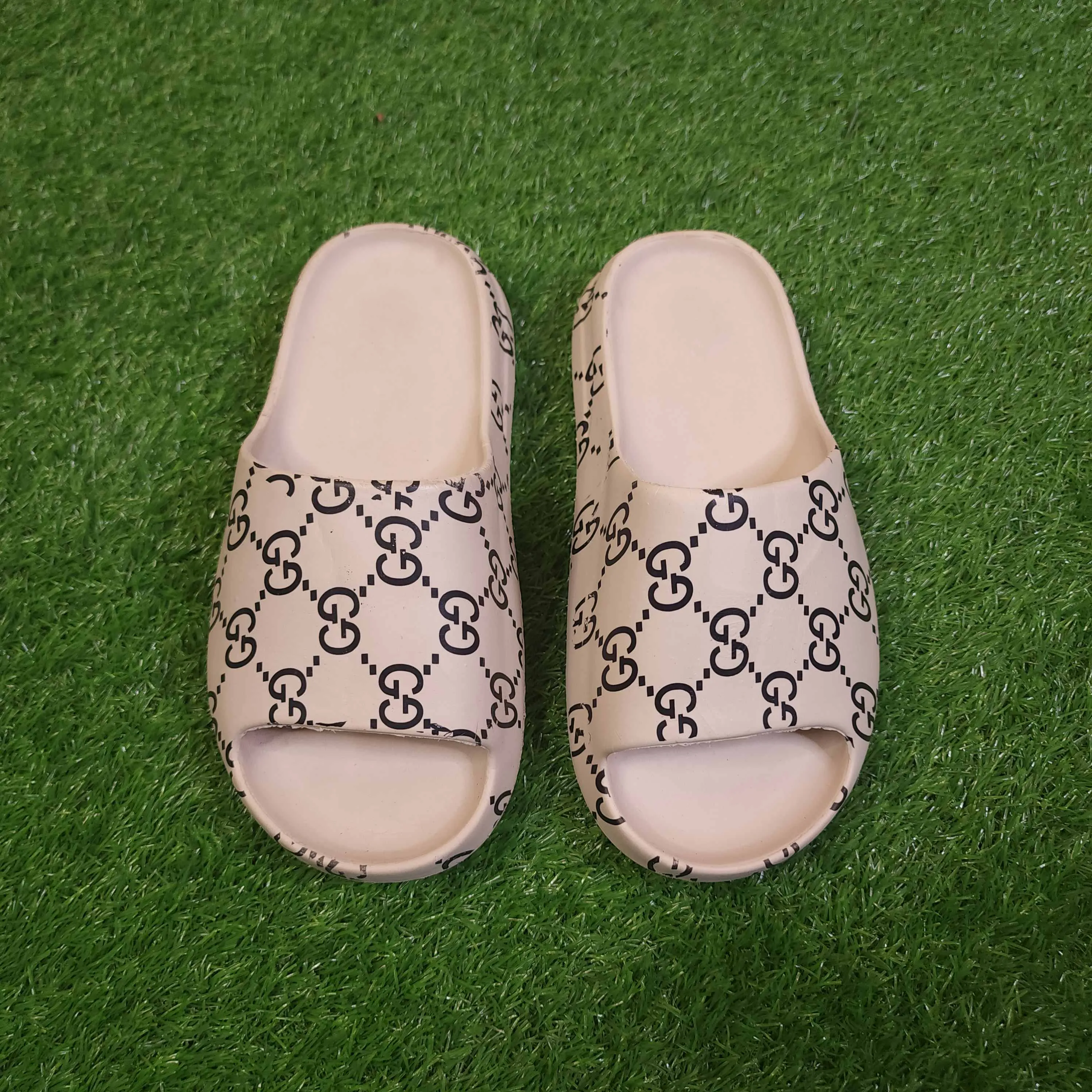 Beige Comfy Slippers