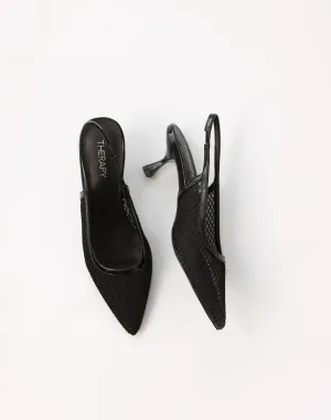 Bentleyy Heels (Black Patent) - By Therapy