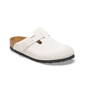 Birkenstock Boston Clog (Women) - Antique White Corduroy