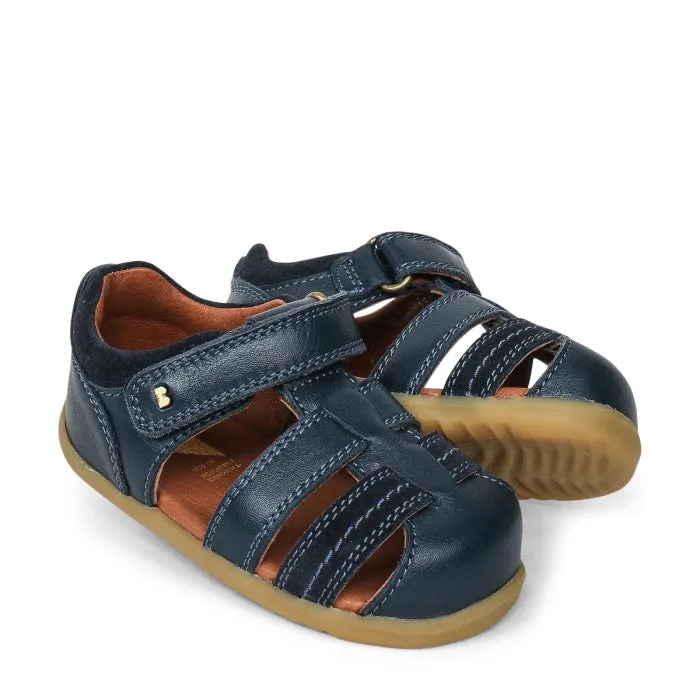 Bobux Step Up Sandal Roam 729201A Navy Closed Toe