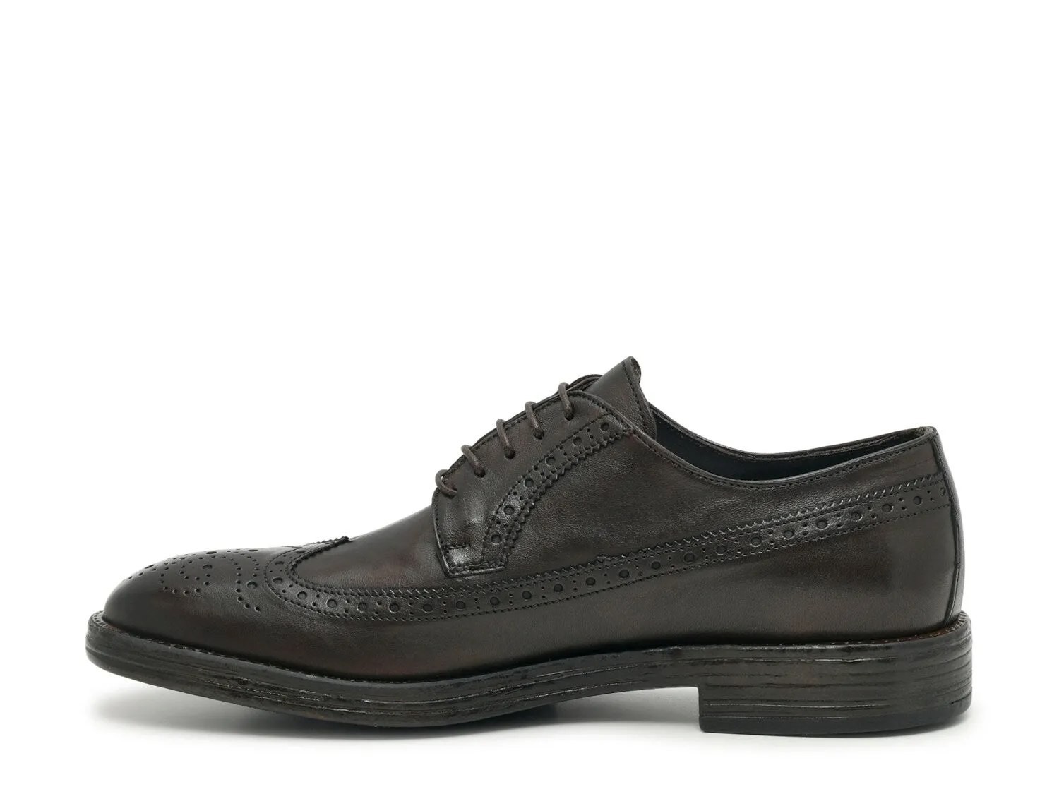 Coach and Four Wingtip Oxford Shoes, Gray