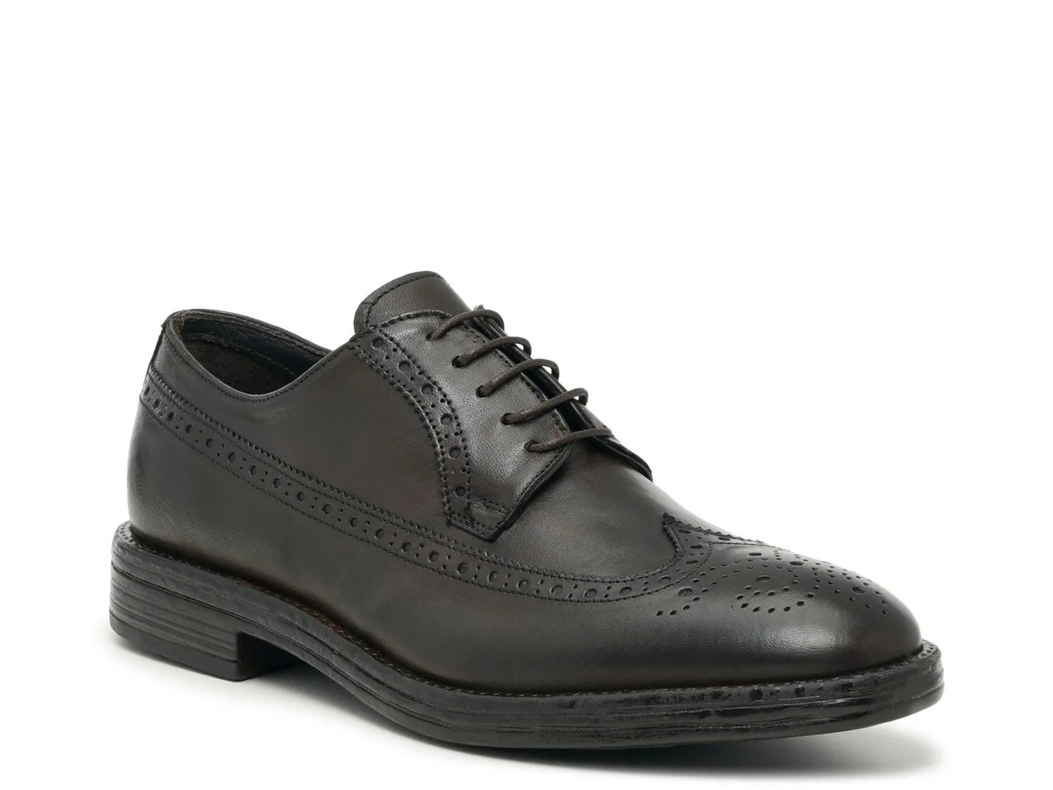 Coach and Four Wingtip Oxford Shoes, Gray