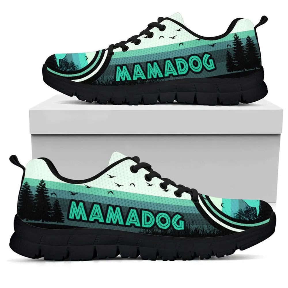 Dog Sneaker, Dog Mamadog Silhouette Vintage Shoes Sky Sneakers, Dog Shoes