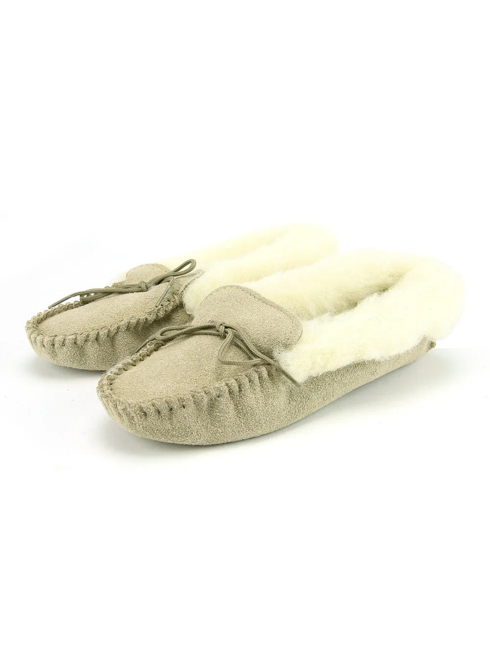 Lambswool Lined Collared Moccasins