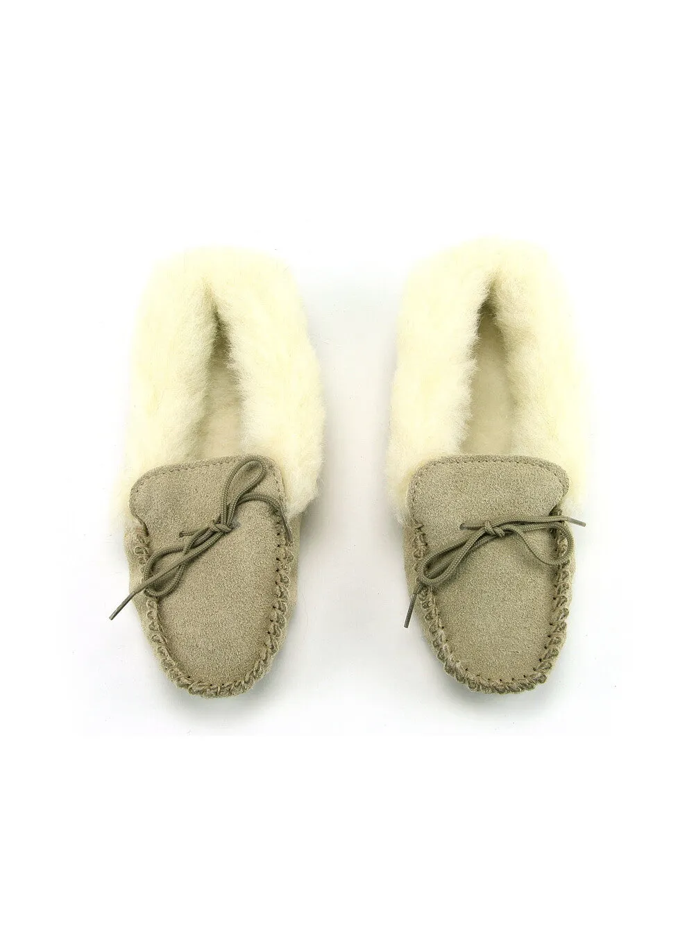 Lambswool Lined Collared Moccasins