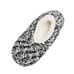 Lounge Slippers: Gray Popcorn