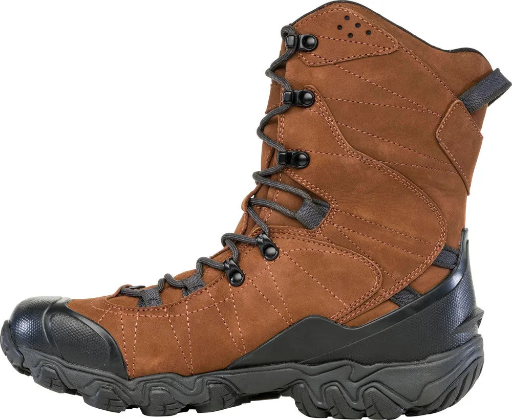 Men's Oboz Bridger 10" Insulated Waterproof Color: Grizzly