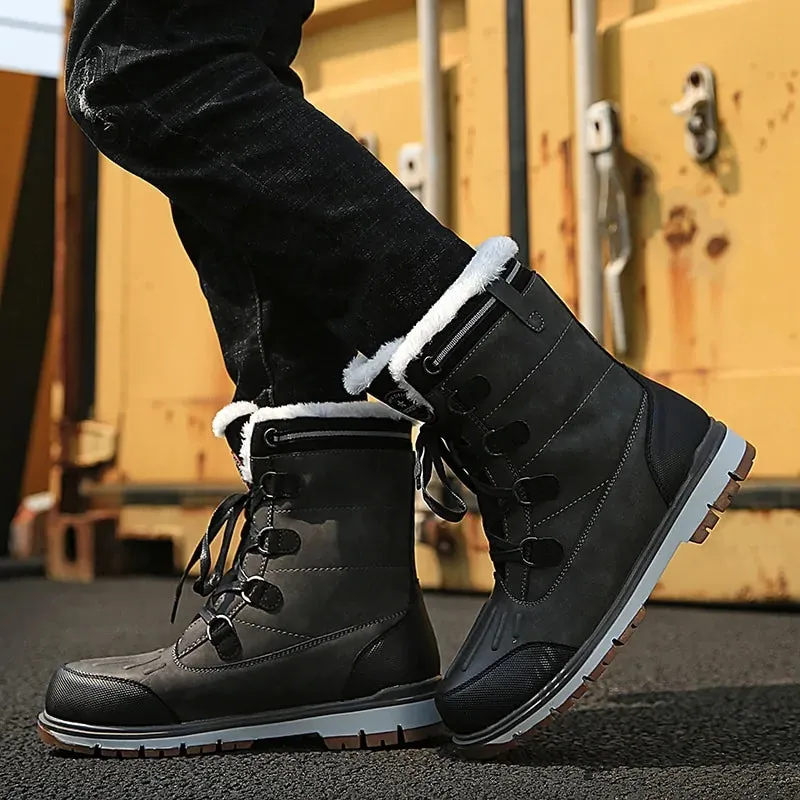 Men's Rugged Outdoor Winter Boots