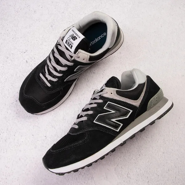 New Balance 574 men's sneakers, black/gray