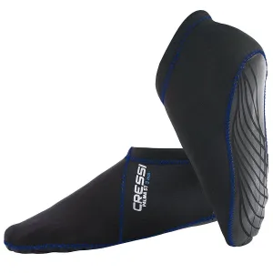 Open Box Cressi Palma ST 3mm Short Socks-Black / Blue-XLGXXLG