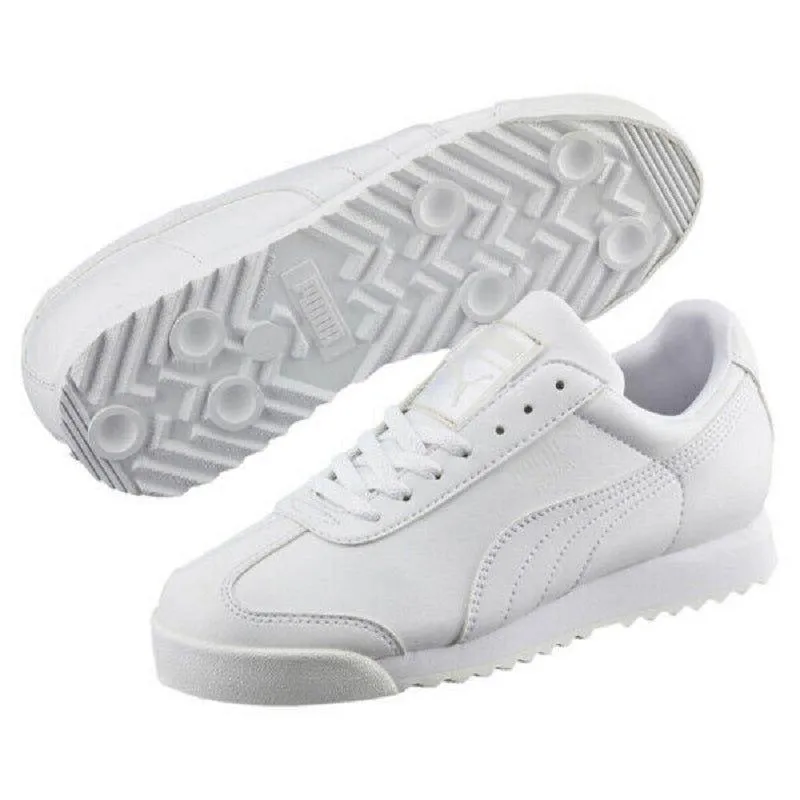 Puma Men's Roma Basic Shoes - White / Light Grey