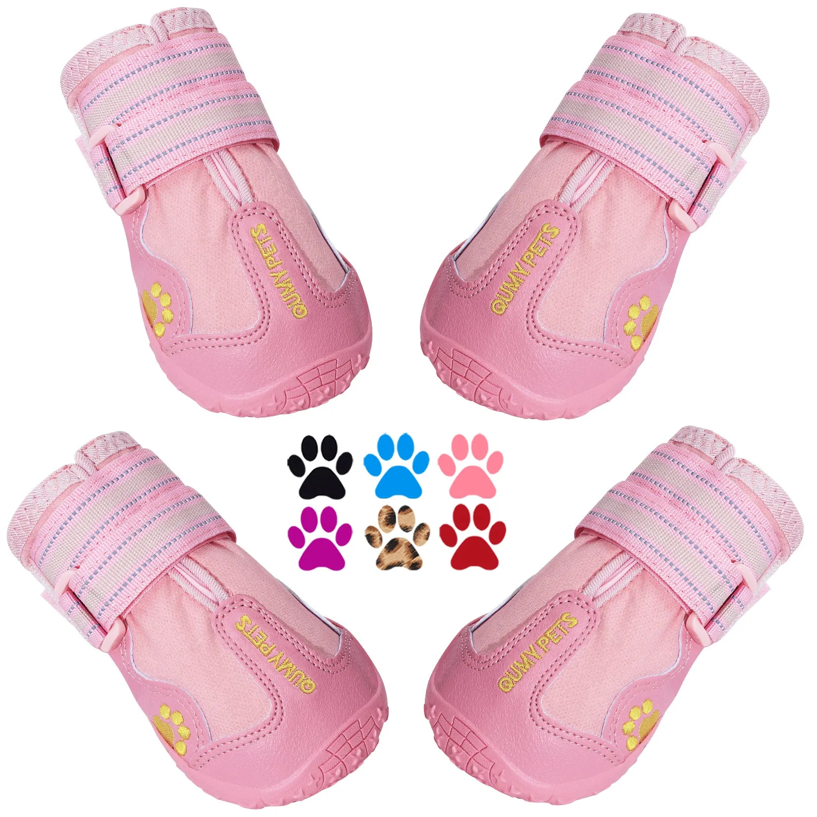 QUMY Dog Shoes for Medium Large Breed