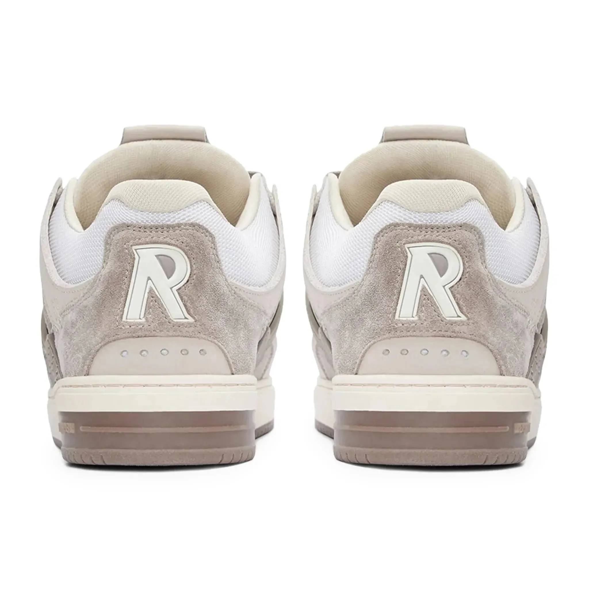 Represent Bully Panelled Canvas Washed Taupe Cashmere Sneakers