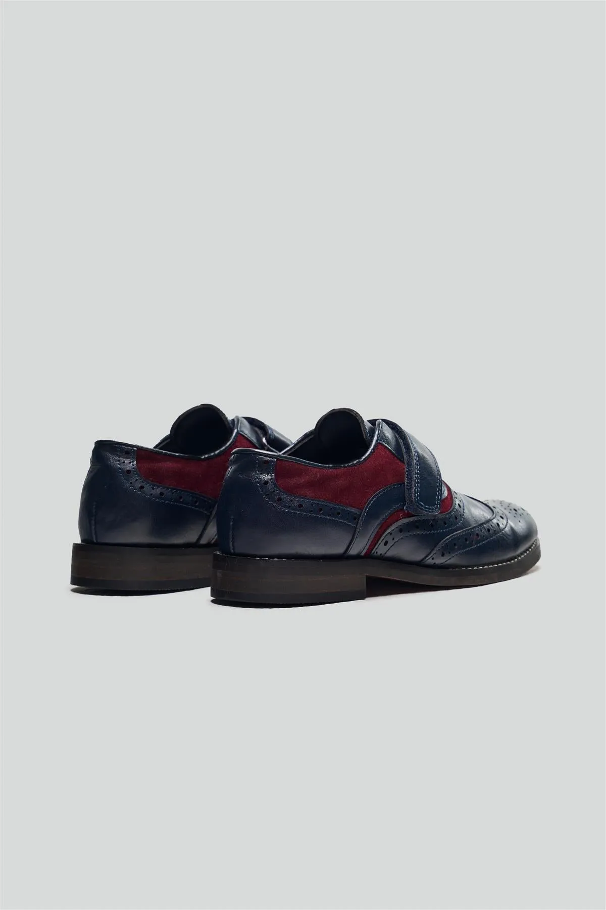 Russel Boys Navy/Red Shoes