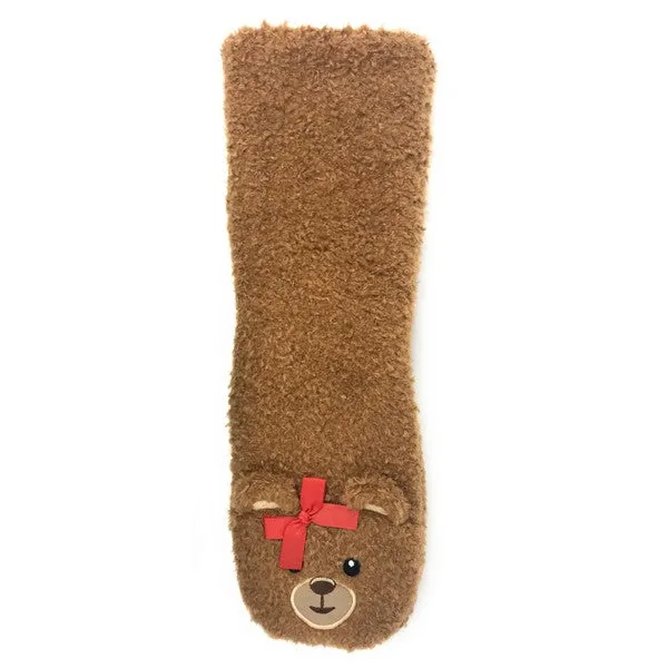 TEEK - Teddy Burr Sherpa Slipper Socks