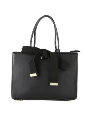 Van Heusen womens Satchel - Bow Black