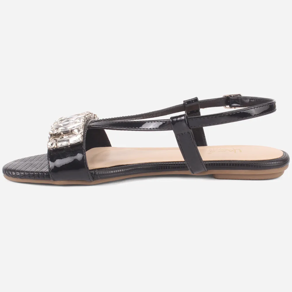 Women "DANTE" Stylish Diamantes Sandals