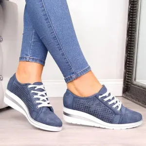 Women's Breathable Trainers Platform Sneakers